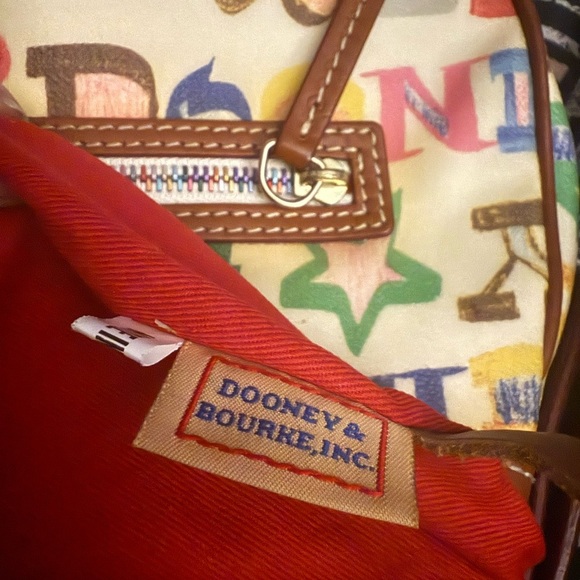 Dooney & Bourke Shoulder Bag w/ Rainbow Zipper - Picture 10 of 11
